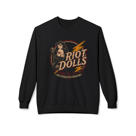 Pin Up Midweight Softstyle Fleece Crewneck Sweatshirt