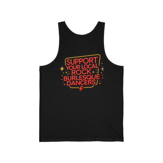 'Support Your Local Rock Burlesque Dancers' Men's Tank