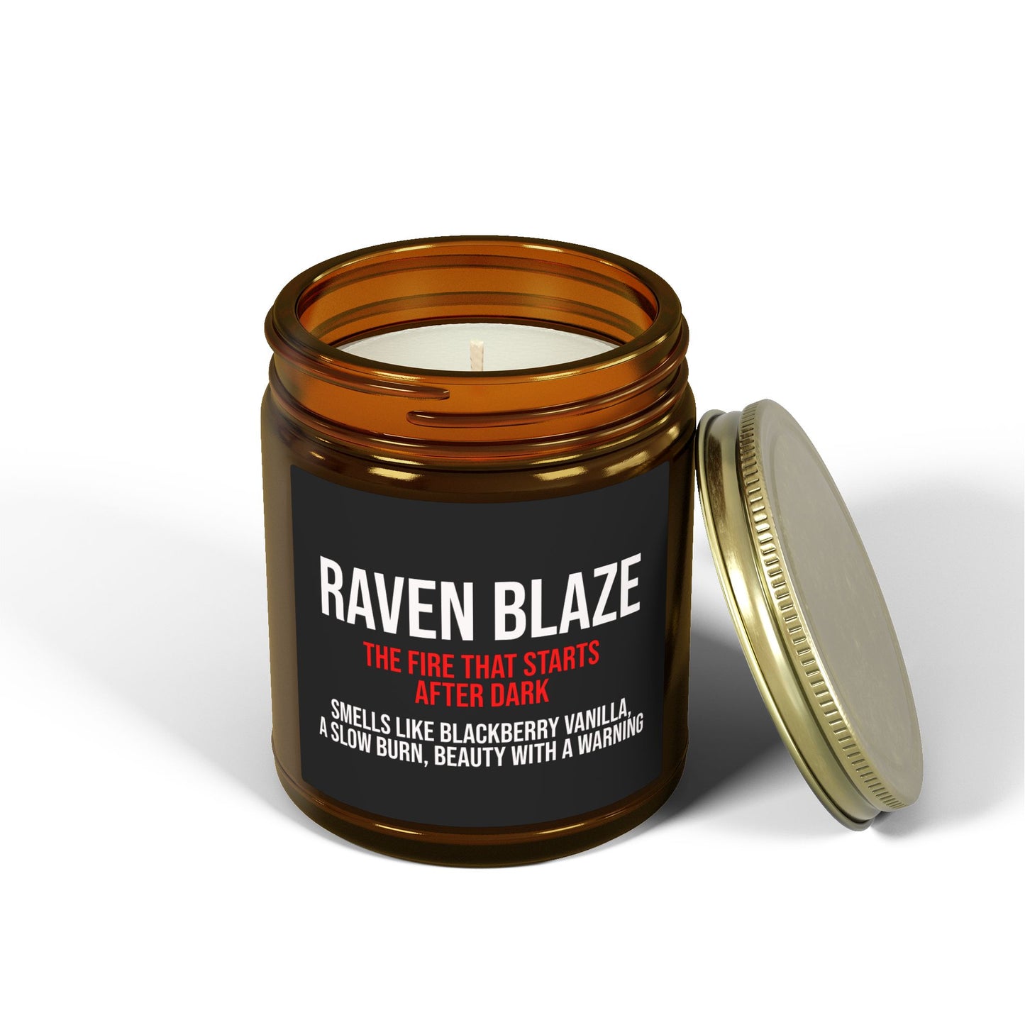 Raven Blaze Candle