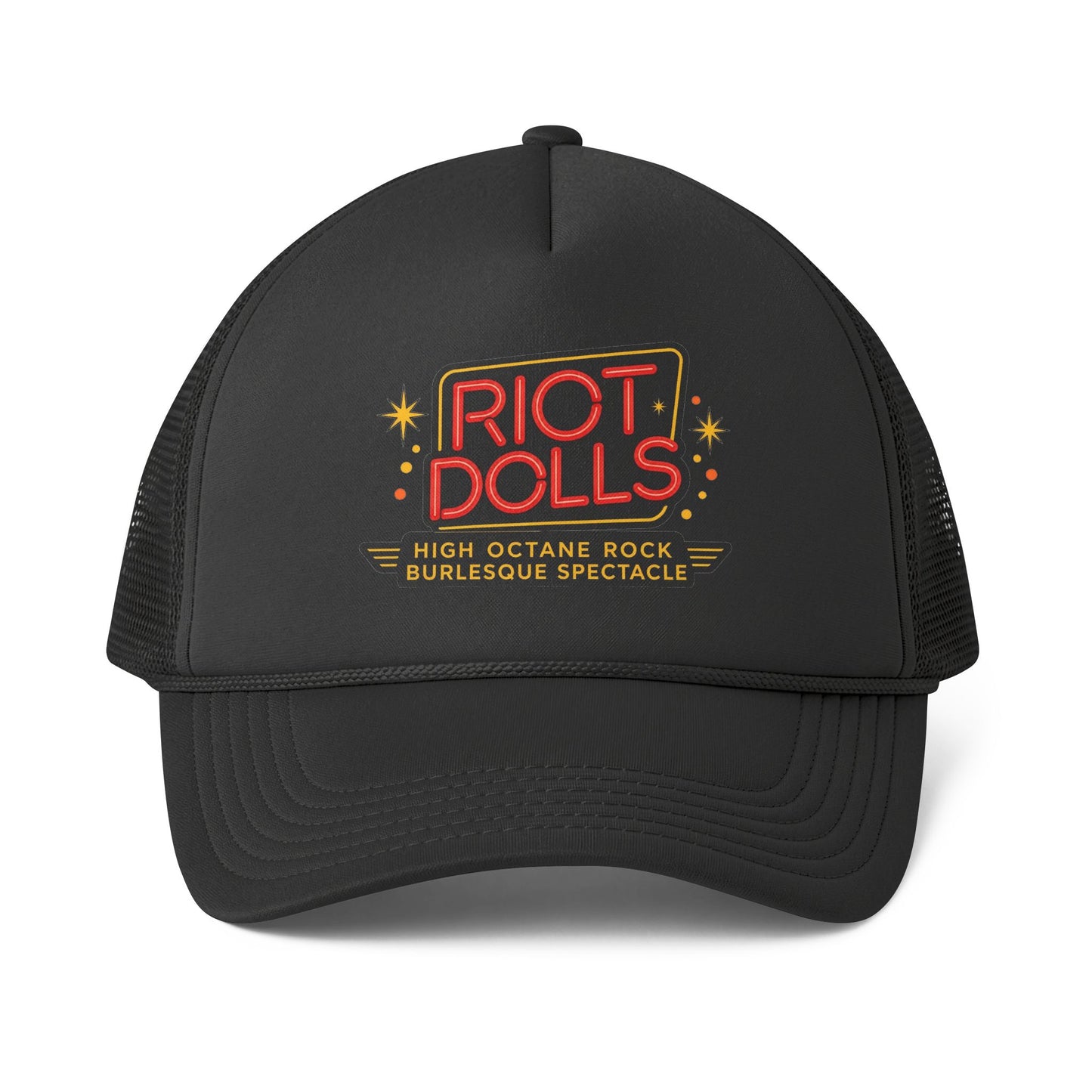 Neon Lights Foam Mesh-Back Trucker Cap