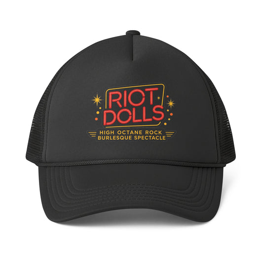 Neon Lights Foam Mesh-Back Trucker Cap